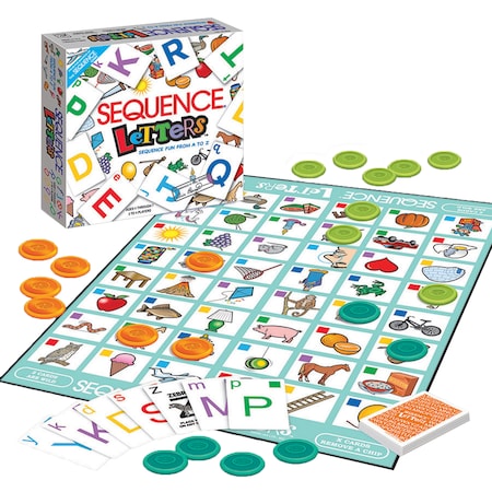 Jax Ltd Sequence Letters Board Game for Kids 8011
